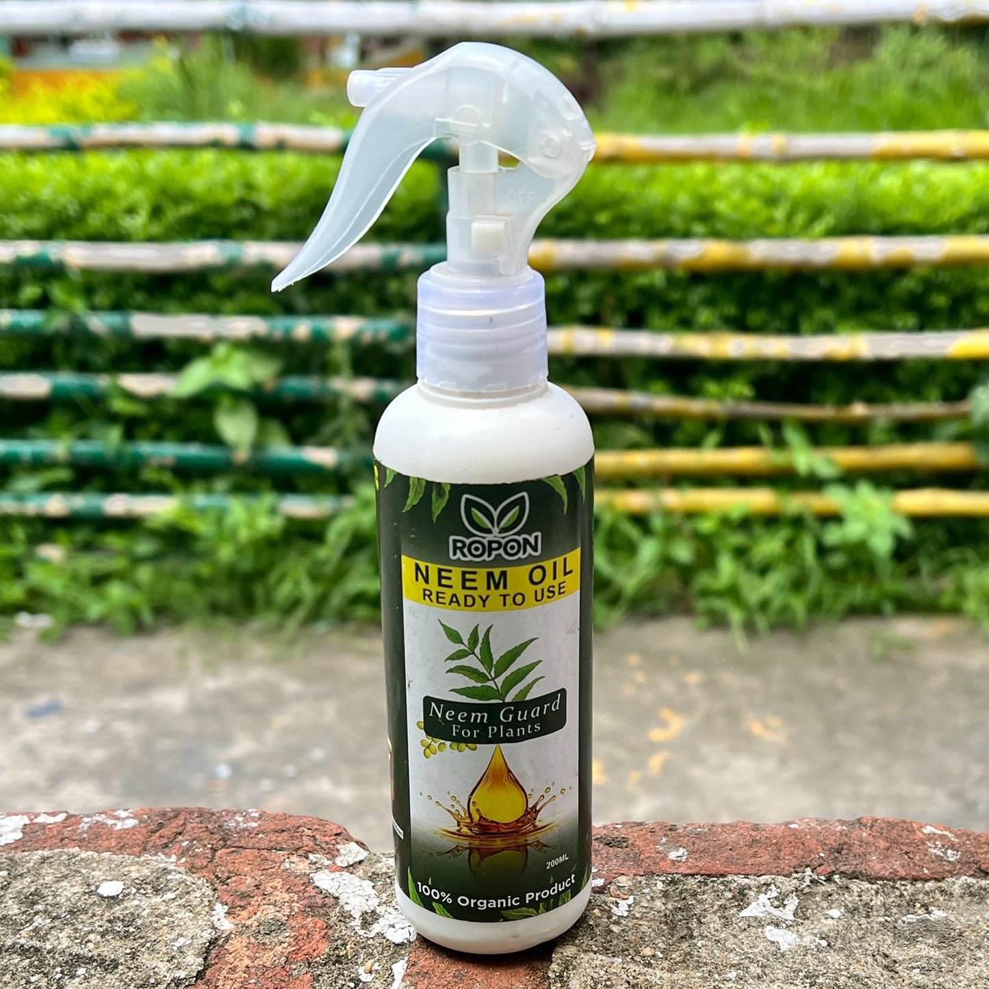 ROPON Neem Oil Spray – 100% Organic Pest Control for Plants (Ready to Use – 200ml)